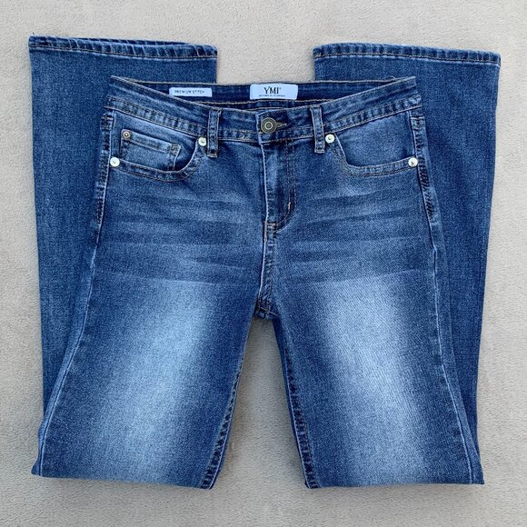 YMI Premium Stitch Boot Cut Mid Rise Jeans Sz29 - Picture 6 of 15